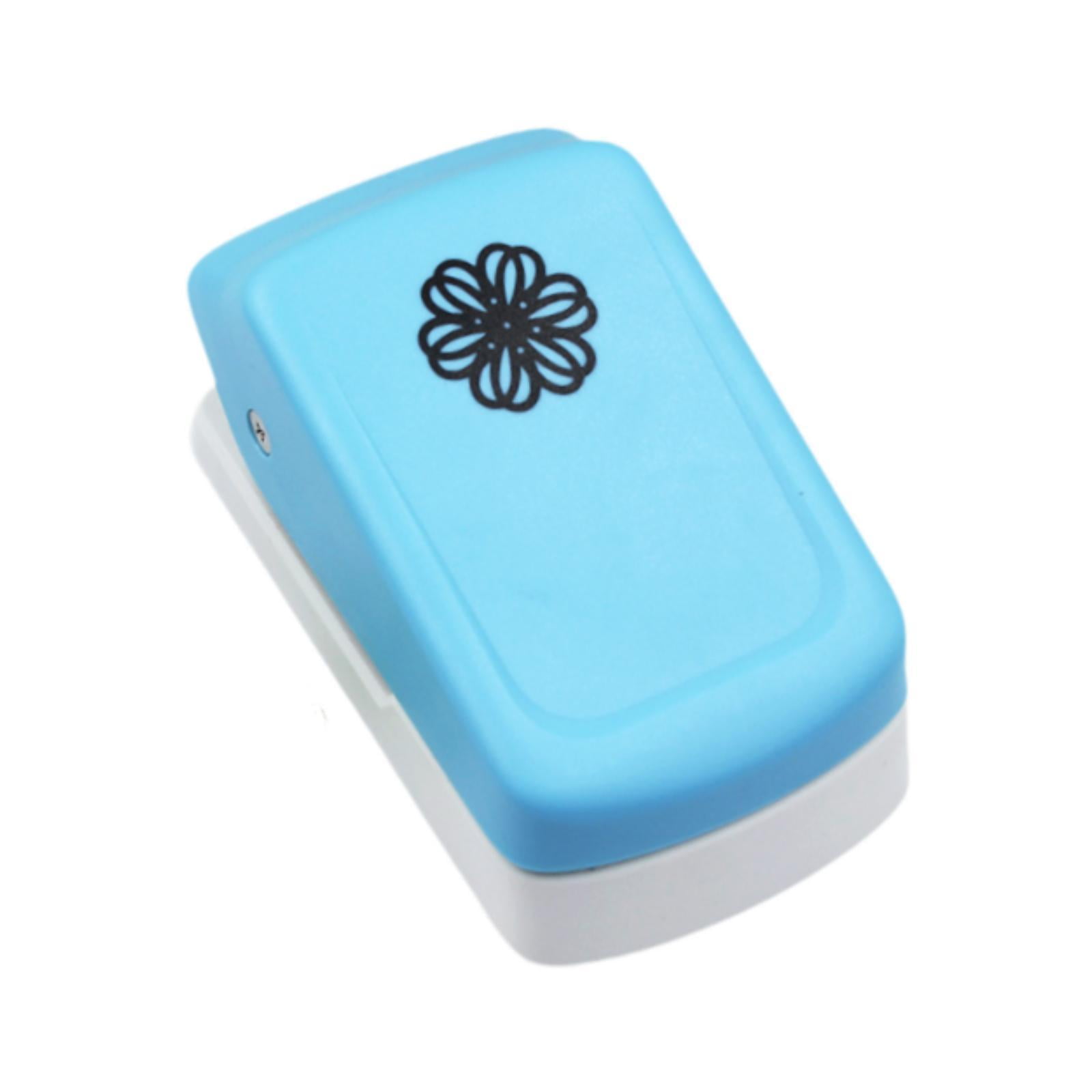 Tachiuwa Embossing Puncher Craft Lever Punch Multifunction Crafts Project Mini Fancy Punch DIY Supplies for Home Self Made Index Label Flower Shape