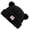 Black, variant on Multiuse Fleece Hat with Bear Ears for Women Winter Warm Brimless Hat Windproof Skull Hat for Outdoor Cycling Camping