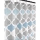 thumbnail image 1 of Cortina de ducha de tela universal para baño, para hombre o mujer: tonos apagados de azul y gris, 1 of 5
