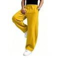 thumbnail image 4 of Evdexr Men's Sweatpants Straight Leg Baggy Sweats 2026 Workout Lounge Wide Leg Trousers Drawstring Breathable Loose Fit Athletic Pants with Pockets 3XL, 4 of 7