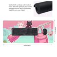 thumbnail image 2 of Hirioo Cats On Broomstick for Mouse Pad ,Anti-Slip Base, Durable Stitched Edges, Perfect for Gaming, Office, and Home Use,16x35.5in, 2 of 9