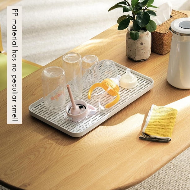 Escurridor Platos Absorbente Alfombrilla Secaplatos Microfibra - 40x46 Cm, Pack De 2, Absorbente Y Lavable, Gris Alfombra Escurreplatos Para Ollas