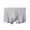 Light Grey, variant on LYMAYTER Men's Boxer Briefs Comfortsoft Breathable Underwear Cotton Stretch Boxer Briefs for XL-4XL