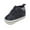 Black, variant on Xfvqtps Baby Boys and Girls First Walker Crib Shoes Soft Sneakers Fashion High Top Non Slip Toddler Oxford Dress Moccasins Summer Casual Sandals Bowknot Embroidery Cute Princess Shoes Gray