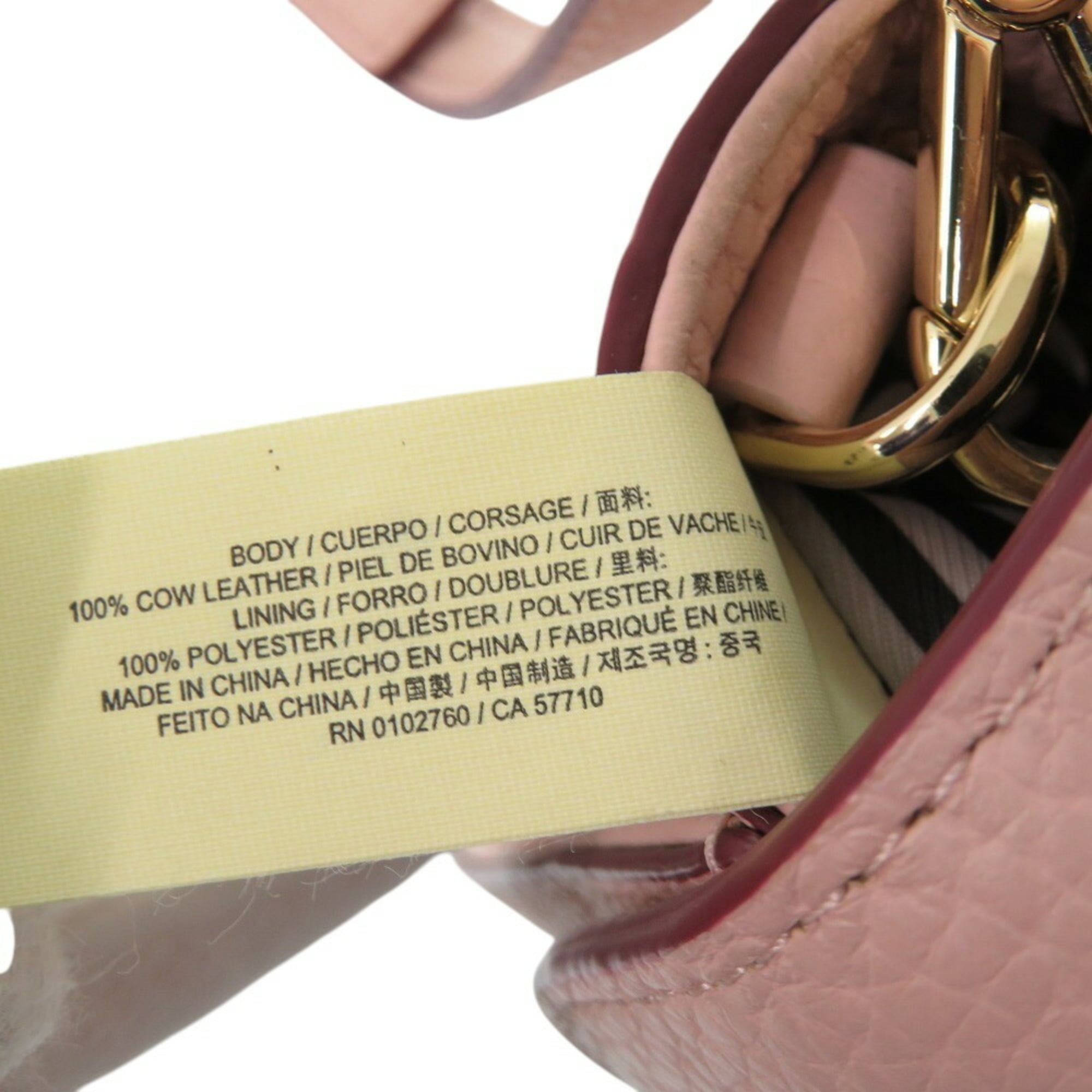 Pre-Owned Kate Spade Leather Pink Shoulder Bag Handbag 0259Kate (Good)