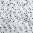 thumbnail image 1 of oneOone Polyester Spandex Medium Blue Fabric Floral Craft Projects Decor Fabric Printed By The Yard 56 Inch Wide, 1 of 4