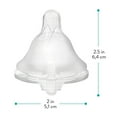 thumbnail image 2 of Balance+ Wide Neck Replacement Bottle Nipples (Med/Fast Flow), 2 of 9