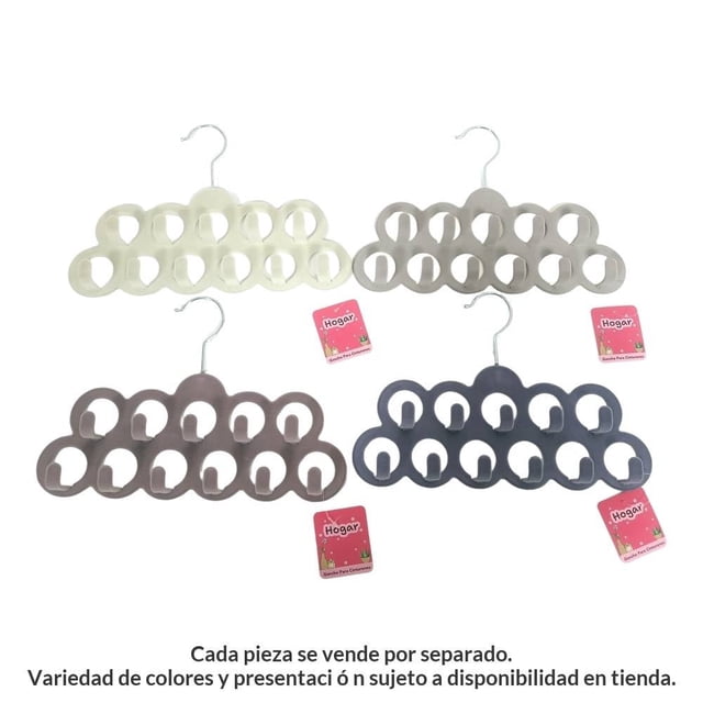 Set de Ganchos Prichos Terciopelo Bufandas Varios Modelos 1 Pieza