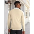 thumbnail image 3 of HAOMEILI Mens V Neck Dress Sweater Long Sleeve Slim Fit Fashion Pullover Sweater, 3 of 6