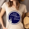 thumbnail image 4 of Don’t Expect Much Today Skeleton Peace Sign Funny T-Shirt for Men and Women, White, Size S, 4 of 6