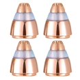 thumbnail image 1 of 4pcs Eyebrow Hair Remover Replacement Heads for Women Painless Eyebrow Trimmer Blades Perfect and Smooth, Rose Gold, 1 of 4