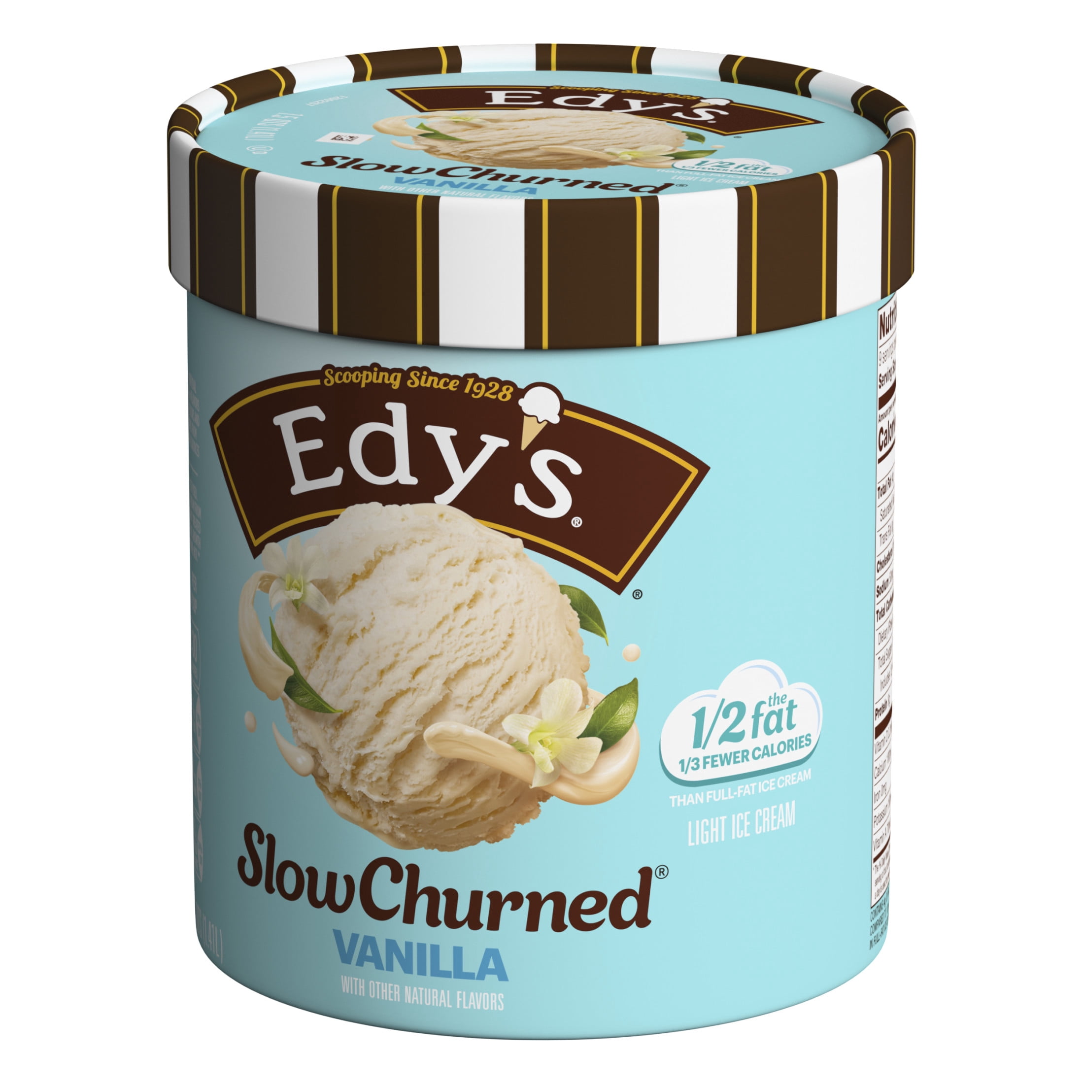 Edy’s/Dreyer’s Slow Churned Classic Vanilla Light Ice Cream, 1.5 Qt
