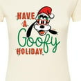 thumbnail image 3 of Disney - Have A Goofy Holiday - Juniors Fitted Graphic T-Shirt, 3 of 5