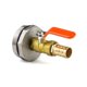 thumbnail image 2 of Adaptador de rosca externa para grifo de tambor de 2 pulgadas, grifo de latón de tipo recto, salida de 20 mm para 55 galones dorado, 2 of 5