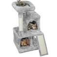 thumbnail image 6 of Alden Design 36" Cat Tree with Condo and Scratching Post Tower, Dark Gray, 6 of 9