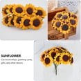 thumbnail image 4 of UPOUART 100Ud Adorno De Girasol Simulado Para En Ideal Para DIY Regalos, 4 of 5