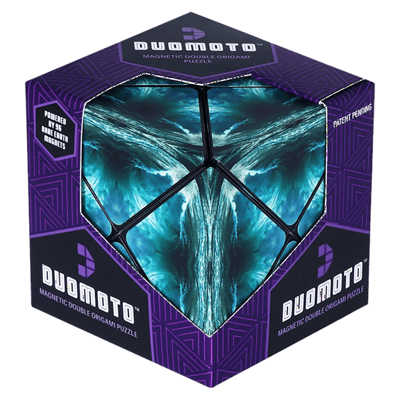 Fun In Motion Toys DUOMOTO Deluge Magnetic Puzzle -2 cubes in 1! Collect and Connect!