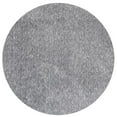 thumbnail image 1 of HomeRoots 349774 8 ft. Round Polyester Grey Heather Area Rug, 1 of 1