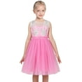thumbnail image 2 of Flower Girls Dress Pink Diamond Ruffle Tulle Party Wedding Princess 12 Years, 2 of 6