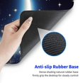 thumbnail image 5 of Heduofu  Moon Space Night Keyboard Mouse Pad Desk Mat Blue Cute Cloud  Mousepad+Keyboard Wrist Rest+Mouse Wrist Rest+Coaster Ergonomic Design for Home Office Computer  31.5x11.8 in, 5 of 6