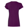 thumbnail image 3 of Fruit Of The Loom Womens Sofspun Junior Fit V-Neck T-Shirt, M, Wild Plum, 3 of 5