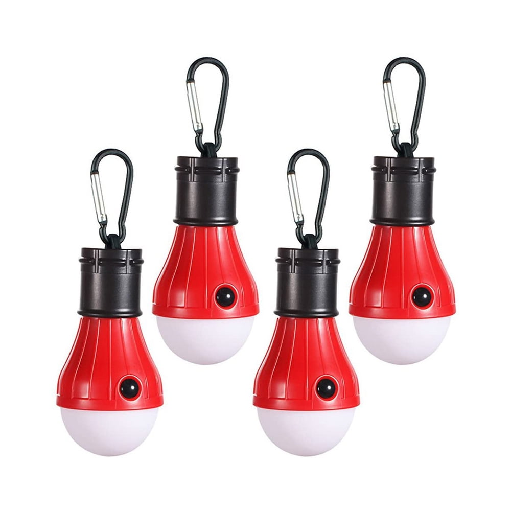Campings Light [4 Pack] Doukey Portable Camping Lantern Bulb LED Tent