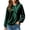 Green, variant on Ashirexll Long Sleeve Shirts for Women Solid Color Bow Tie Detail Basic Casual Long Sleeve Pullover Top