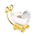 thumbnail image 5 of JUNTEX Crystal Baby Carriage Christening Favor Kids Birthday Gifts Baby Shower Favors, 5 of 13