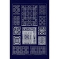thumbnail image 3 of Buhlmann, J. 11x14 Black Modern Framed Museum Art Print Titled - Ceilings with Bays and Mouldings (Blueprint), 3 of 5