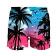 thumbnail image 6 of Miqool Big and Tall Mens Swim Trunks Quick Dry Board Shorts Hawaiian Swim Shorts Bathing Suit Beach Swimwear with Pockets, 6 of 6