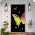 thumbnail image 4 of 2025 Pancarta Decorativa Con Mariposas Pancarta Con Flores Y Mariposas Para Porches Decoración Para Fiestas En Interiores Y Exteriores Fondo Decorativo 180 X 90 Cm, 4 of 6