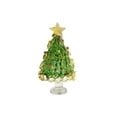 thumbnail image 2 of Hovilon Mini Handmade Glass Christmas Tree Ornament - Multicolor Crystal Desktop Decor, Small Tabletop Display with Golden Star, Festive Holiday Party Shelf Decoration Gift, Multiple Styles Available, 2 of 6