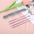 thumbnail image 6 of Unique Bargains Convenient Heart Pimple Extractor Kit 1 Set Purple, 6 of 6