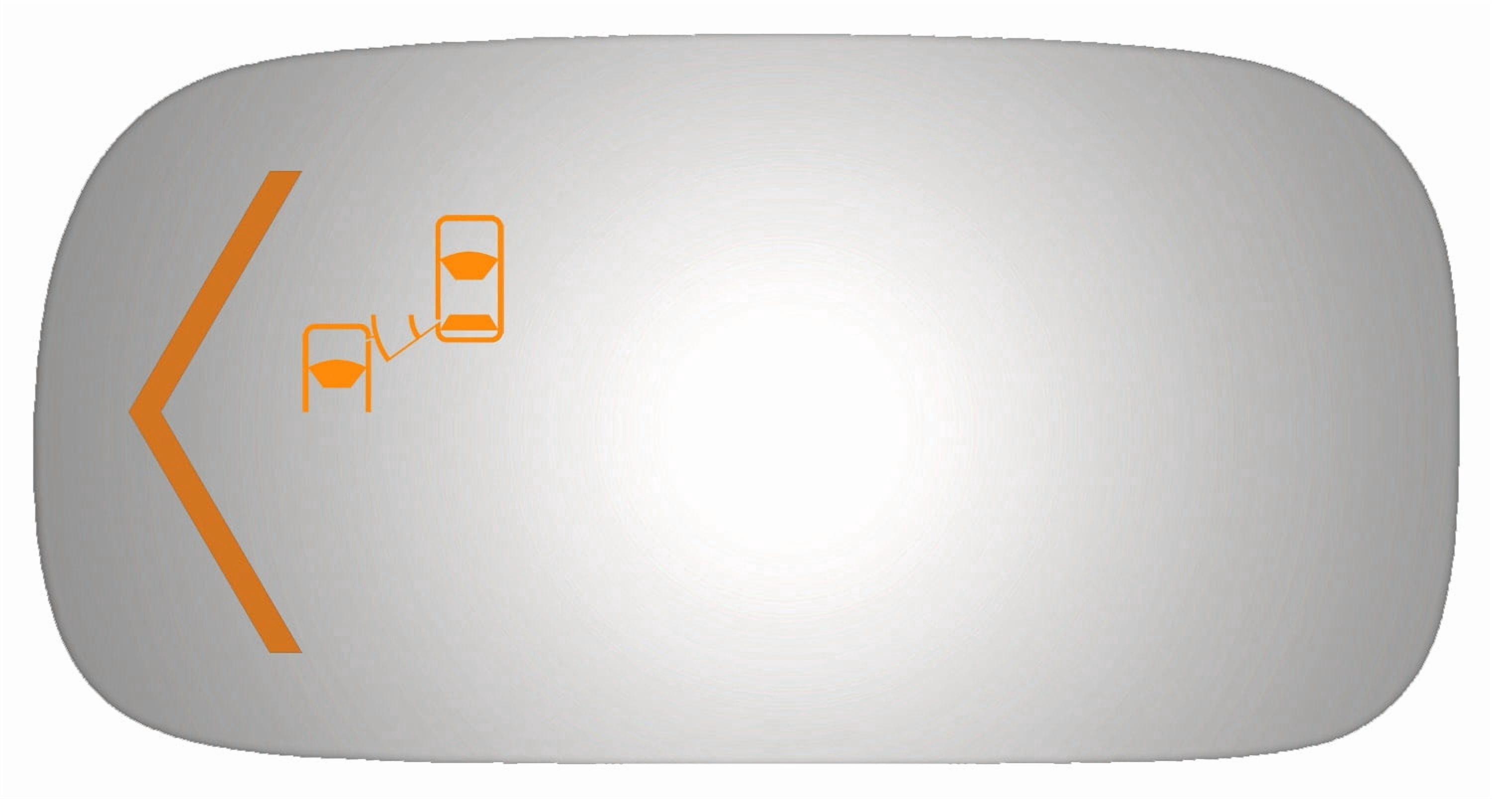 Burco Side View Mirror Replacement Glass - Clear Glass - 4409SB