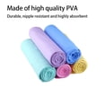 thumbnail image 3 of Methold Toalla de PVA para mascotas, portátil, de Color sólido, absorbente de agua, lavable, resistente a desgarros, suave, inodoro, suministros de Aseo de mascotas S Methold PT004053-01, 3 of 6