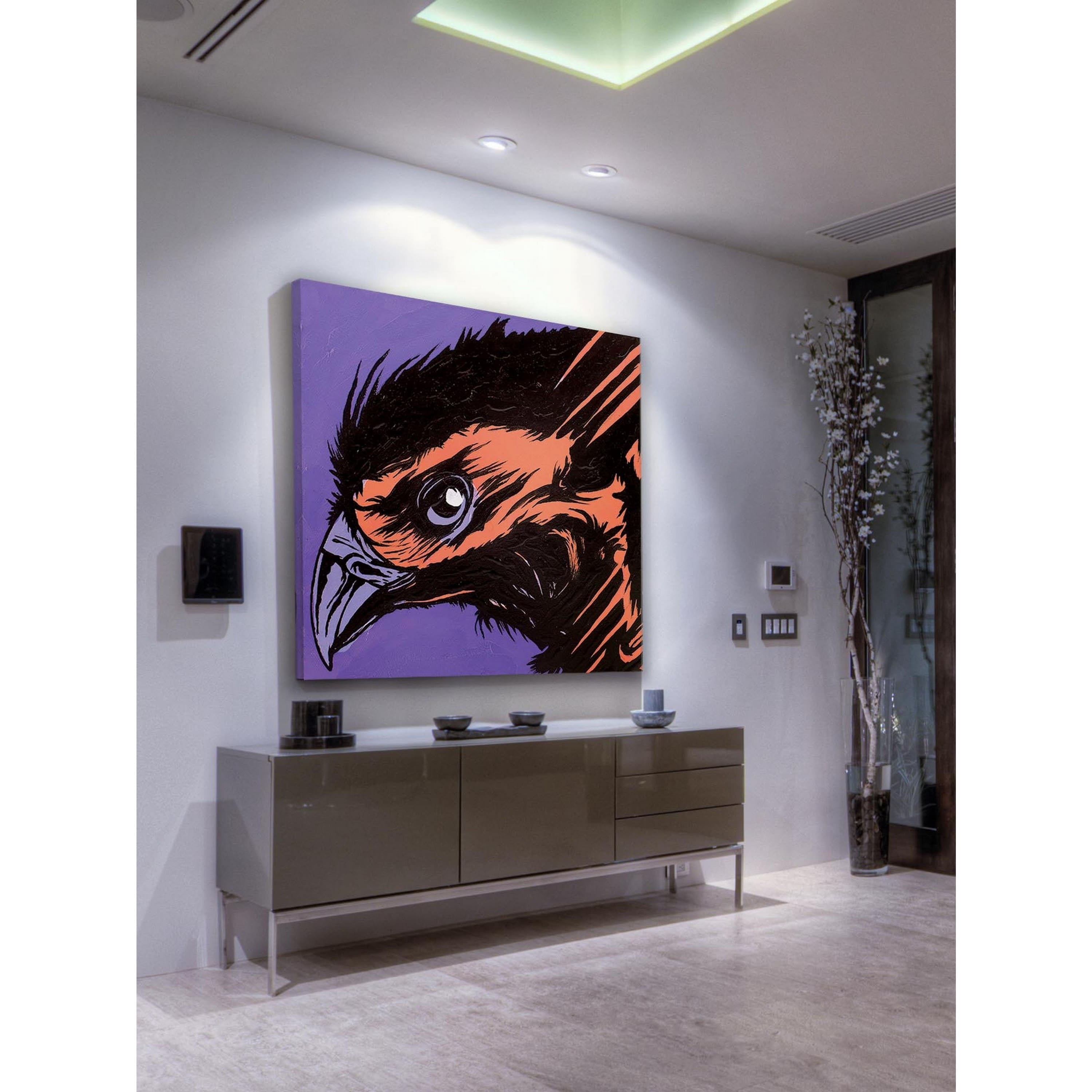 Marmont Hill "Raven 2" Print on Canvas