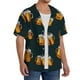 thumbnail image 2 of Fotbe Beer Camisa Estampada de Manga Corta para Hombre, Casual de Verano, Estilo Playero, Sin Arrugas-Large, 2 of 5