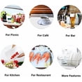 thumbnail image 6 of Disposable Cutting Boards 30 Count, Collapsible Cutting Board Sheet with Built-in Crease, Flexible Plastic Cutting Mat for Kitchen and Commercial Use, 17 x 12 In White, 6 of 6