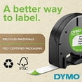 thumbnail image 4 of DYMO LT Labeling Tape for LetraTag Label Makers, Black Print on Clear Labels, 1/2-Inch x 13-Foot Rolls, 3 Count, 4 of 5