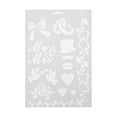 thumbnail image 1 of facefd Drawing Template Plastic Ruler Stencil DIY Painting Board Hollow Album Decor, No.12, 1 of 4