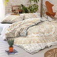 thumbnail image 2 of Indian Handmade Ombre Mandala Duvet Cover Set Cotton Bedding Set with Pillow Covers Mandala Blanket Boho Donna Duvet Cover Cotton Throw, 2 of 3