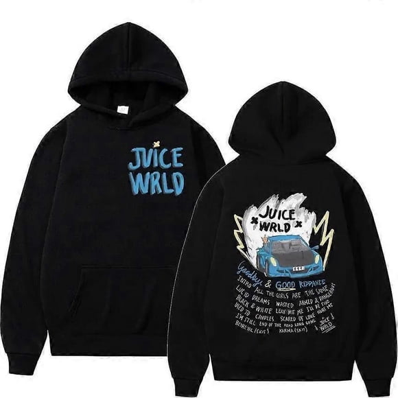 Chandails à Capuchon de Rappeur Juice Wrld pour Hommes et Femmes, Vestes de Mode de Rue, Populaires, Chandails Hip-Hop, Hiver, Surdimensionnés, Manches Longues, Mode Urbaine