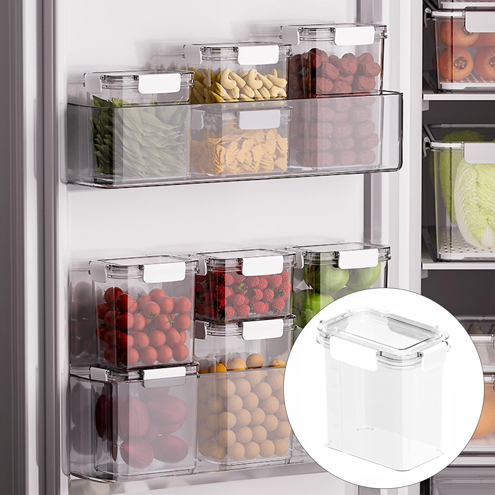 Locking Airtight Food Storage Container with lock Lids Kitchen Organization for Rice 1.1L