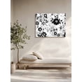 thumbnail image 5 of Vintage Flowers Wall Art for Living Room,Canvas Picture Wall Decor for Bathroom Bedroom,Black White Farmhouse Floral Plants Painting Artwork for Office Kitchen Hallway Dining Room Home Decor 12"x16", 5 of 8