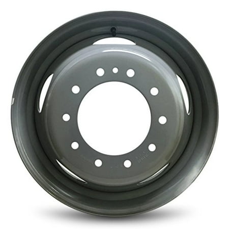 17 Dodge Truck Rims New 19.5x6 Dodge Ram 4500 (08-16) Ram 5500 (08-16) Truck 10 Lug 5 Slot DRW Dually Gray Steel Wheel OEM Replica Replacement Rim ()