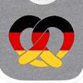 thumbnail image 4 of Inktastic German Flag in Pretzel Shape Boys or Girls Baby Bib, 4 of 4