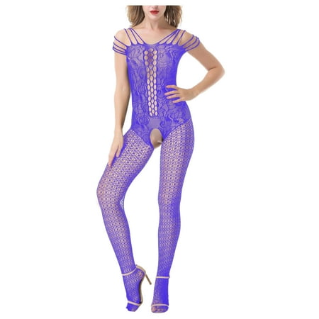 

KEJIG High Quality Women Fashion Sexy See-Through Underwear Uniform Temptation Mesh Nightdress