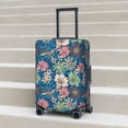 thumbnail image 2 of Lsque Colorful Flowers Printed Luggage Cover, Travel Luggage Protector,Scratch and Dirt Resistant, Fits 18-32 Inch Luggage - Medium, 2 of 9