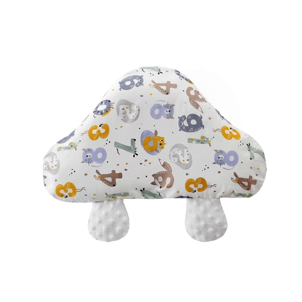 Baby Pillow for Head Shaping Soft Cotton Prevent Startle Multifunctional Baby Head Pillow for Sleeping Number Pillow