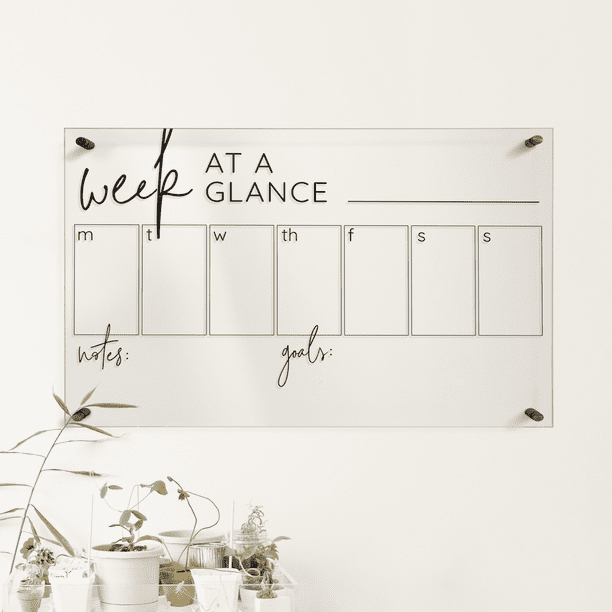acrylic-weekly-calendar-board-for-wall-weekly-perpetual-calendar-dry